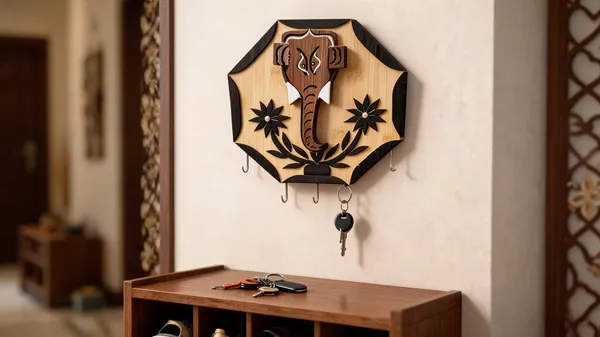 Brown_Bamboo_Key_Holder_For_Home_Decor