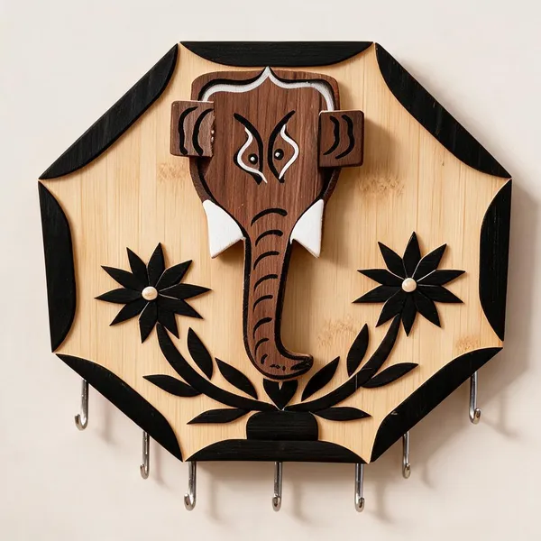 Brown_Bamboo_Key_Holder_For_Home_Decor