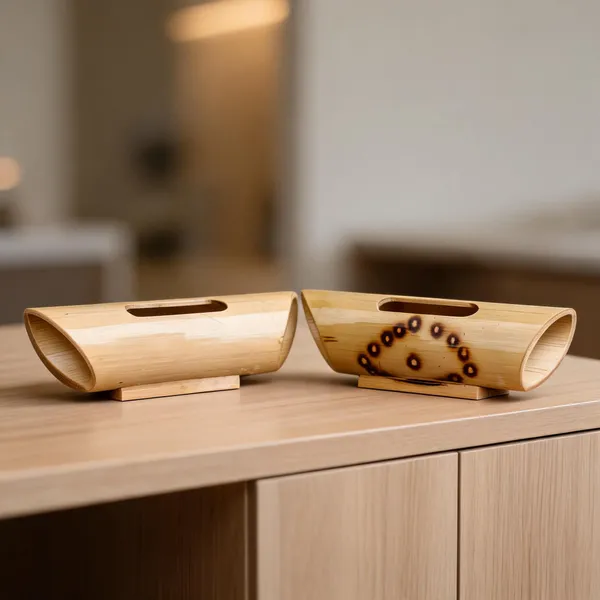 Brown_Bamboo_Mobile_Speaker_Holder_For_Office