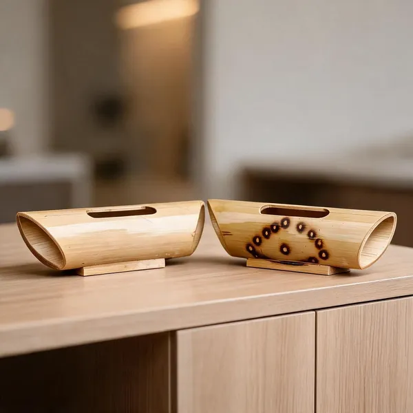 Brown_Bamboo_Mobile_Speaker_Holder_For_Office