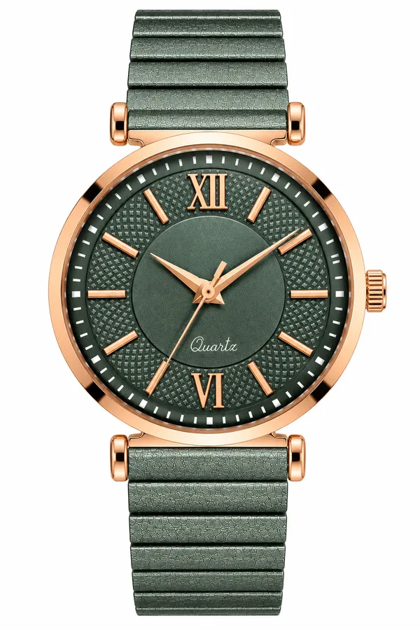 Green_Rose_Gold_Strap_Analog_Watch_for_Adults
