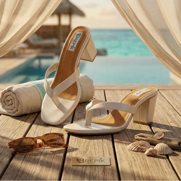 White_Synthetic_Casual_Block_Heel_Sandals_For_Women