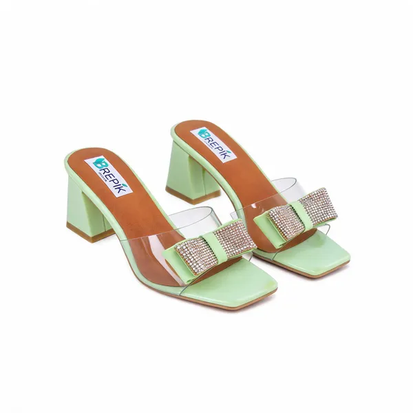 Light_Green_Synthetic_Casual_Block_Heel_Sandals_For_Women
