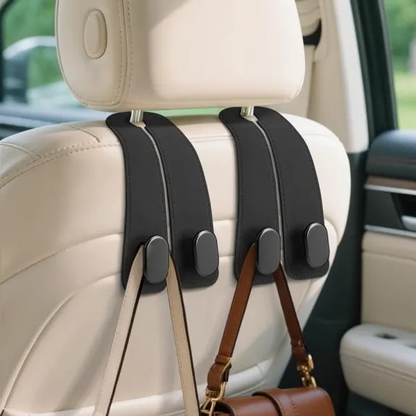 Car_Seat_Headrest_Double_Hooks_Leather_Back_Seat_Bag_Purse_Holder_2_Pcs_Default_Title