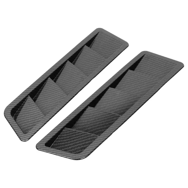 2pcs_Carbon_Fiber_Style_Car_Hood_Vent_Decorative_Bonnet_Air_Scoop_Default_Title
