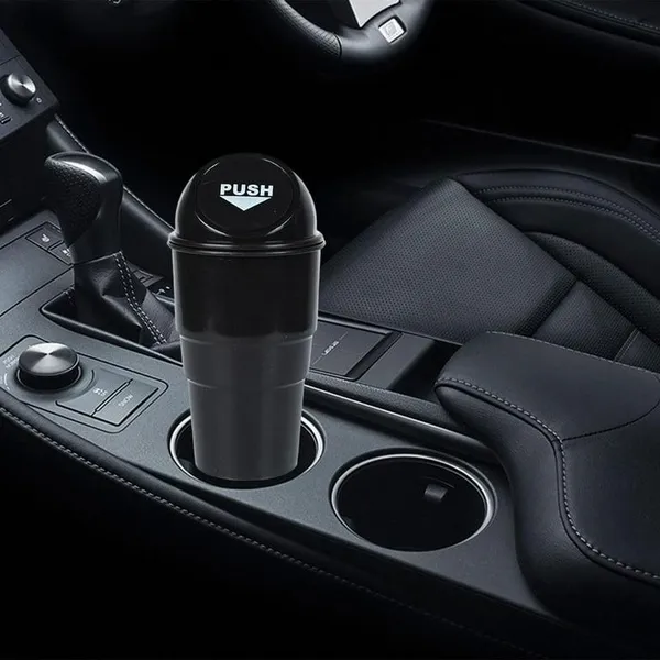2pcs_Mini_Car_Dustbin_With_Push_Lid_Cup_Holder_Waste_Bin_Black_Default_Title