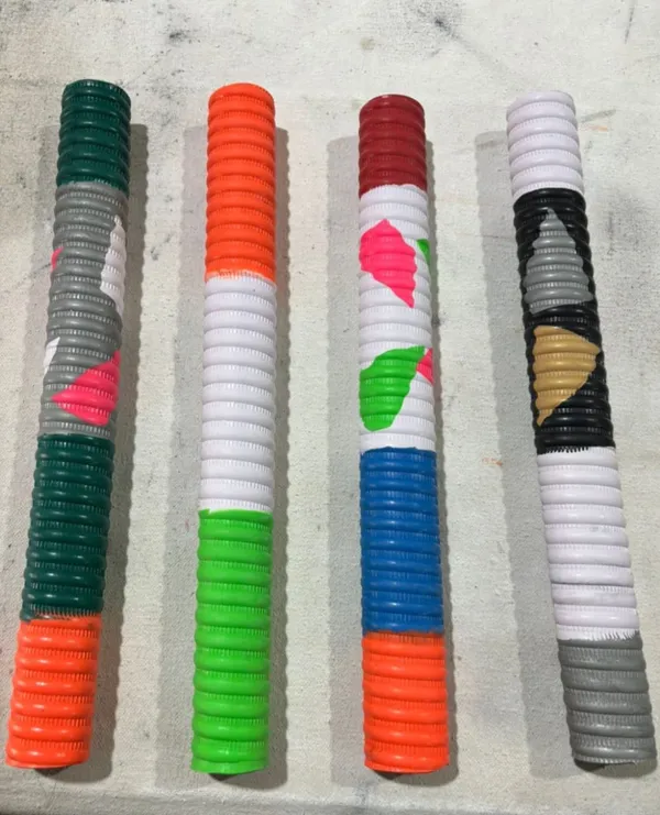 Multicolour_Ribbed_Handle_Grips_Set_Of_4