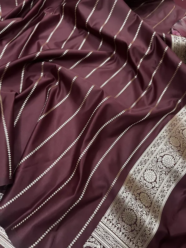 Brown_Mashru_Katan_Silk_Saree_For_Women