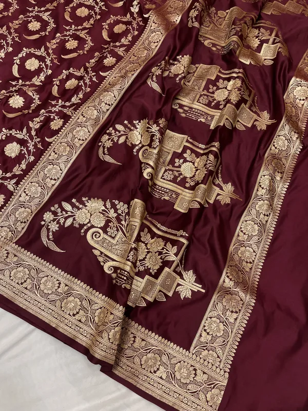Maroon_Woven_Saree_for_Women