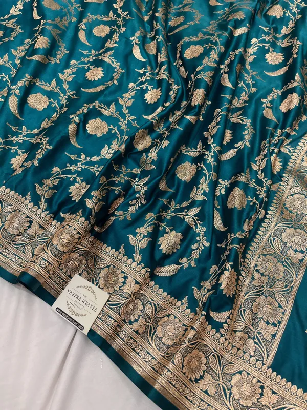 Teal_Silk_Saree_for_Women