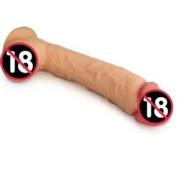 Lovemehoney_Big_Dirk_11_5_Inch_Realistic_Silicone_Massager_With_Suction_Base_Harness_Compatibility_Phthalate_Free