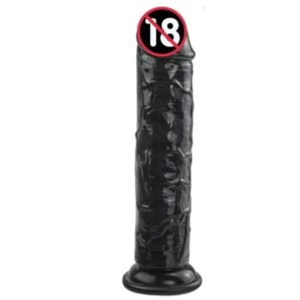 Lovemehoney_7_7_Inch_Black_Realistic_Pleasure_Toy_With_Suction_Cup_For_Women