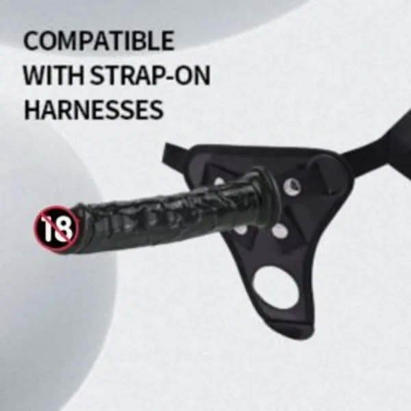 Lovemehoney_7_7_Inch_Black_Realistic_Pleasure_Toy_With_Suction_Cup_For_Women