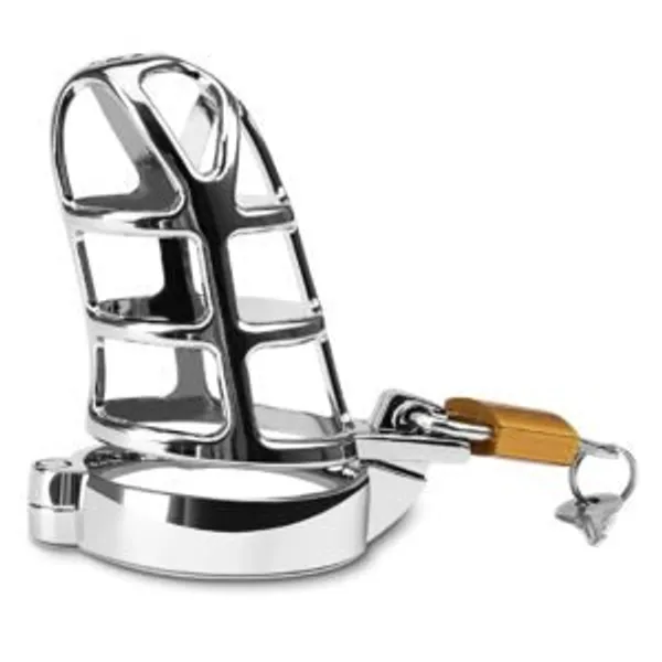 Lovemehoney_Male_Cage_Chastity_Device_With_Lock_Beginner_Stainless_Steel_Bondage_Cock_Cage_For_Men_50mm_Silver