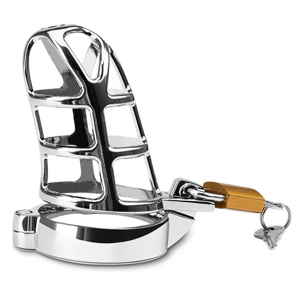 Lovemehoney_Male_Cage_Chastity_Device_With_Lock_Beginner_Stainless_Steel_Bondage_Cock_Cage_For_Men_50mm_Silver