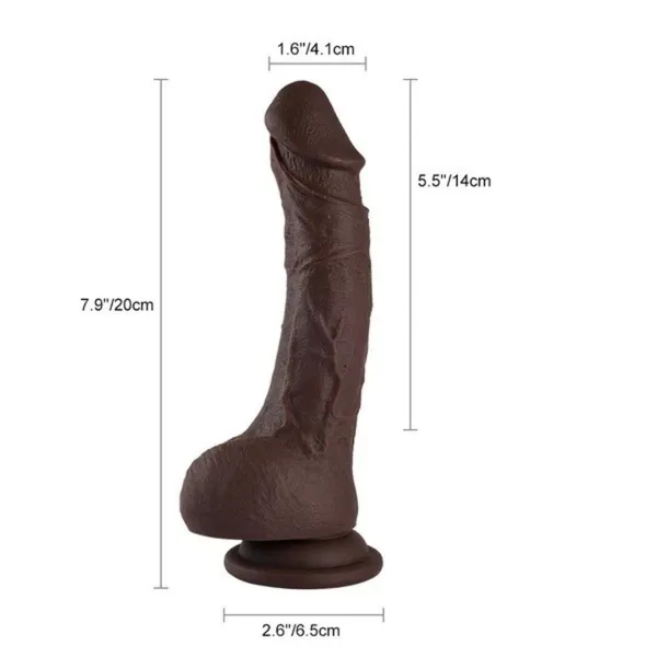 Lovemehoney_Realistic_Dildo_With_Suction_Cup_Soft_Silicone_With_Balls_Storage_Bag