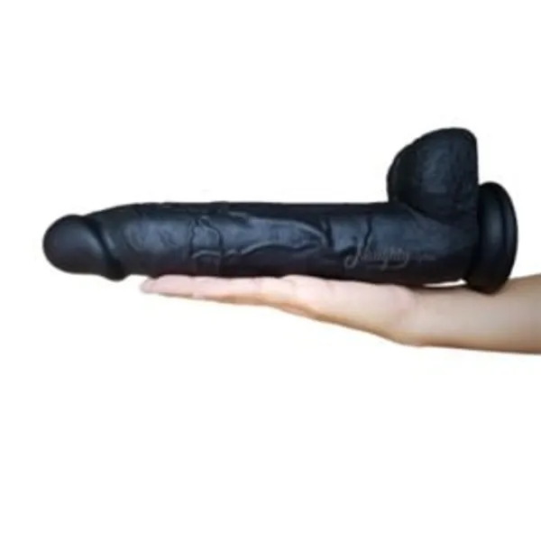 Lovemehoney_11_Inch_Long_Black_King_Kong_Realistic_Dildo_With_Strong_Suction_Cup_Lifelike_Adult_Toy