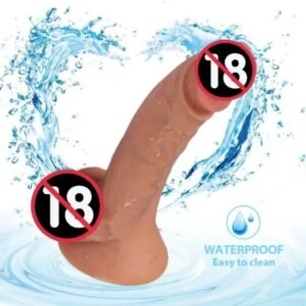Lovemehoney_Realistic_8_3_Inch_Double_Layer_Silicone_Massager_With_Suction_Base_Skin_Tone