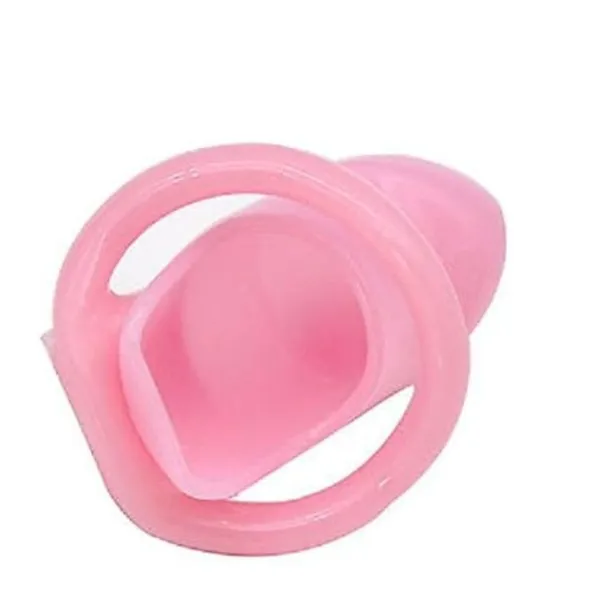 Mastibazar_Male_Chastity_Device_Short_Cage_Pink_18_Adults_Only_Magiclock_Padlock_Free_System