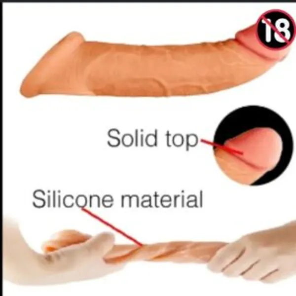 Lovemehoney_Reusable_Silicone_Condom_8_Inch_Extra_Pleasure_Durable_Skin_Safe