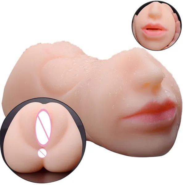 Lovemehoney_3_In_1_Dual_Channel_Comfort_Cup_Mouth_Vaginal_Anal_Texture_Soft_Silicone_Sleeve