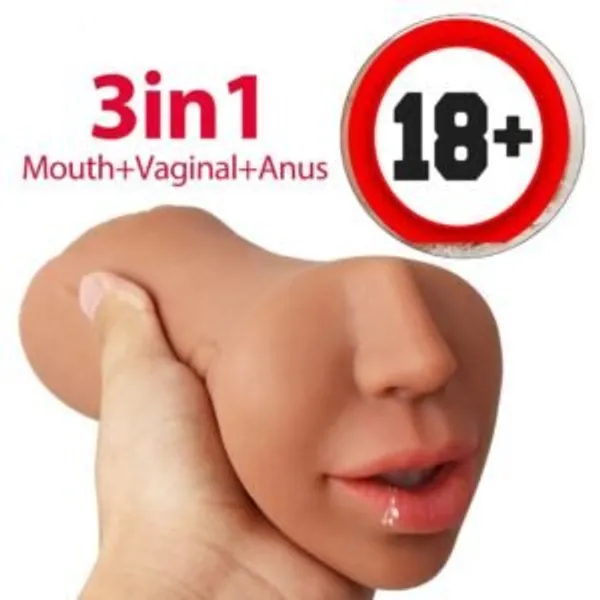 Lovemehoney_3_In_1_Dual_Channel_Comfort_Cup_Mouth_Vaginal_Anal_Texture_Soft_Silicone_Sleeve