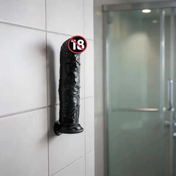 Lovemehoney_7_7_Inch_Black_Realistic_Pleasure_Toy_With_Suction_Cup_For_Women