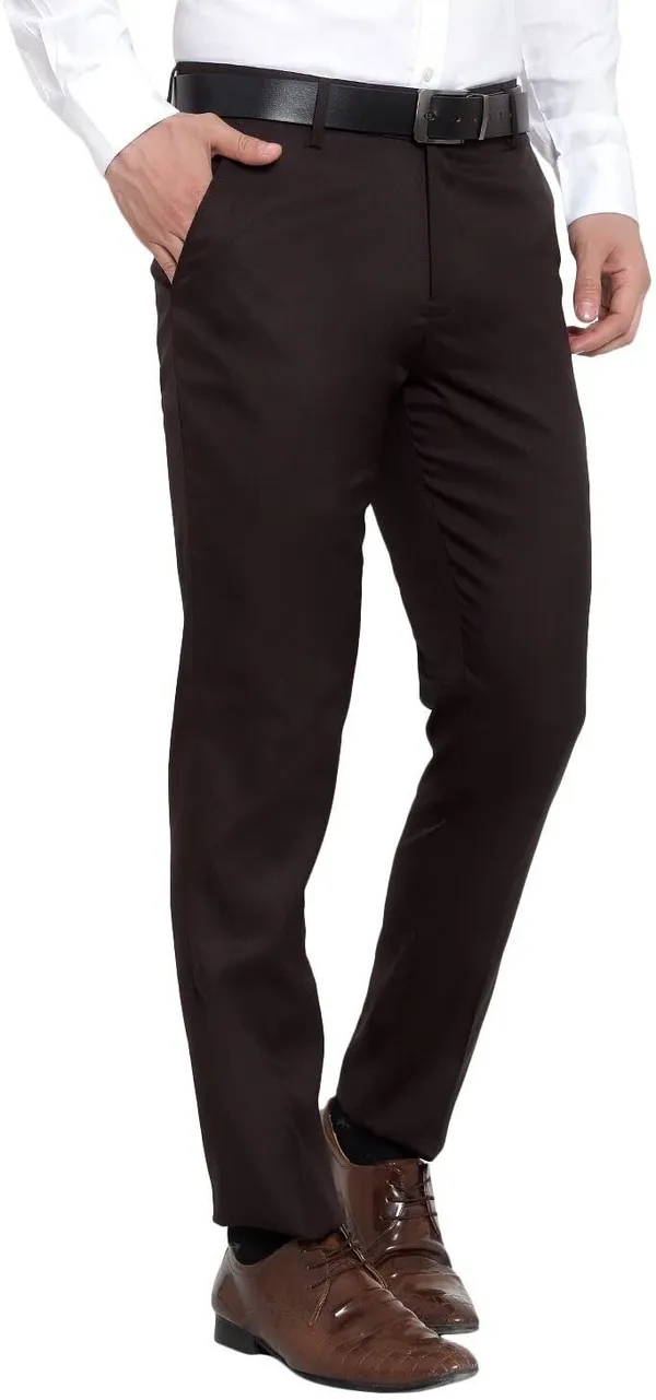 BRDFASHION_Slim_Fit_Men_Brown_Trousers_()