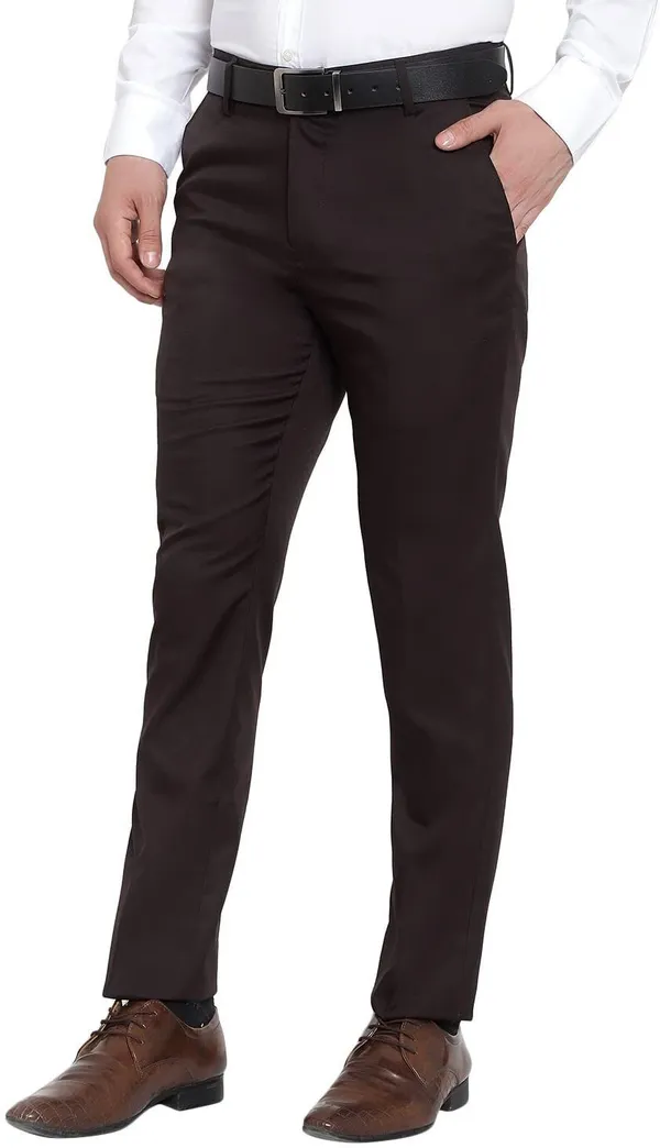 BRDFASHION_Slim_Fit_Men_Brown_Trousers_()
