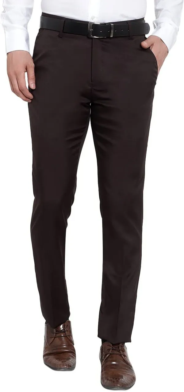 BRDFASHION_Slim_Fit_Men_Brown_Trousers_()