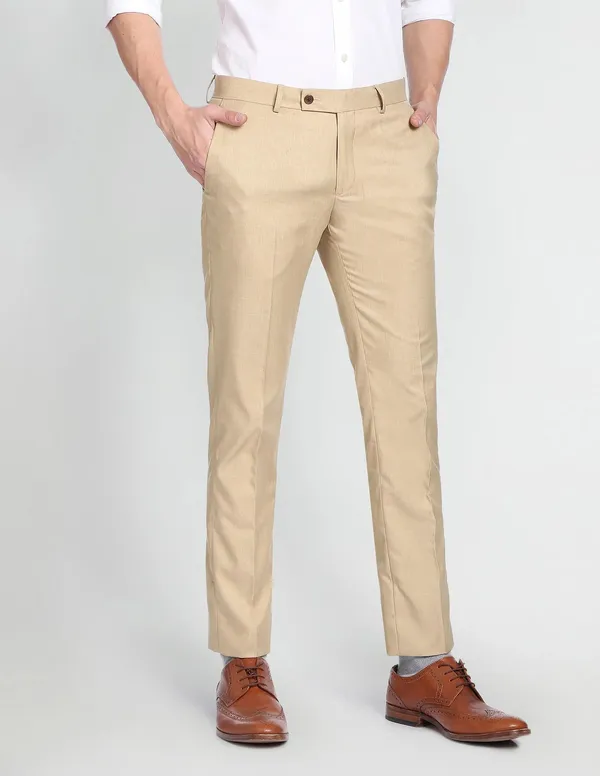 ALTARO_Slim_Fit_Men_Cream_Trousers_()