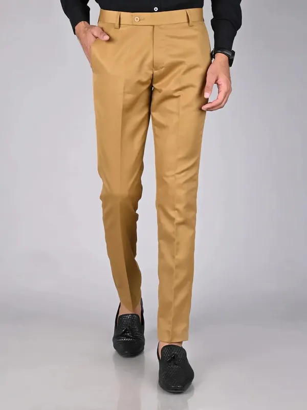 BRDFASHION_Slim_Fit_Men_Gold_Trousers_()