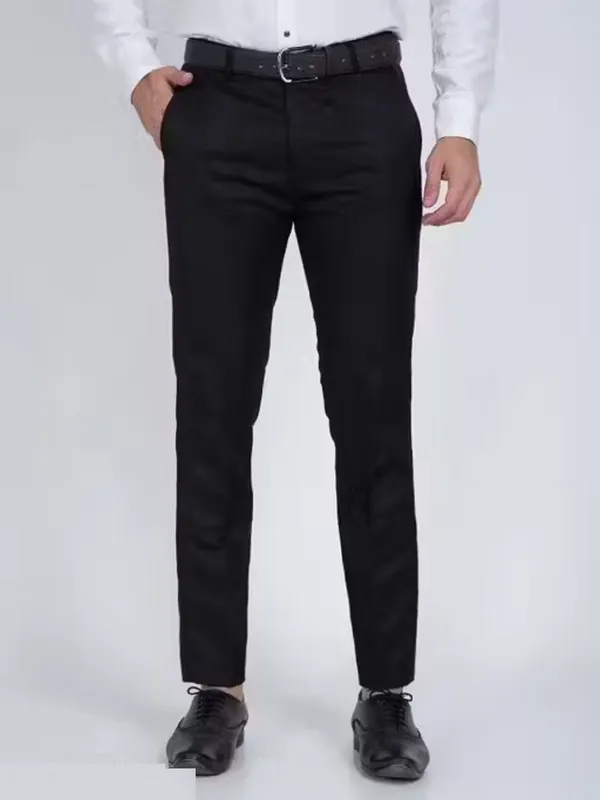 BRDFASHION_Comfort_Fit_Men_Black,_Grey_Trousers_()