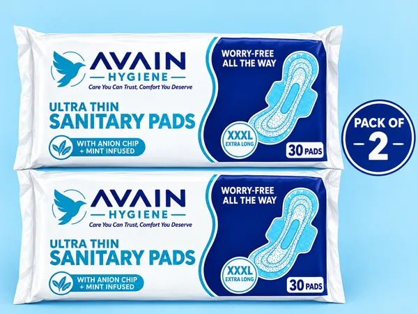 Avain_Ultra_Thin_XXXL_Extra_Long_Sanitary_Pads_Pack_Of_2