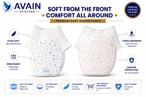 White_Soft_Stretch_Fit_S_Size_Baby_Diaper_Pants_For_Babies