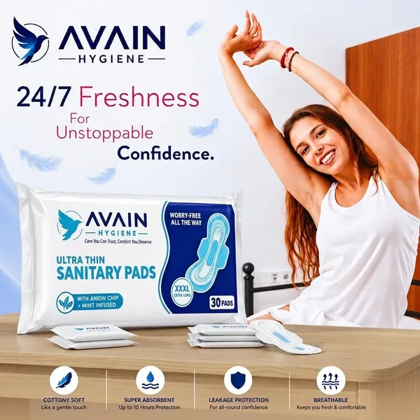Avain_Hygiene_XXXL_Ultra_Thin_Sanitary_30_Pads