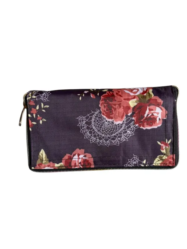 Purple_Printed_Zipper_Pouch_For_Women