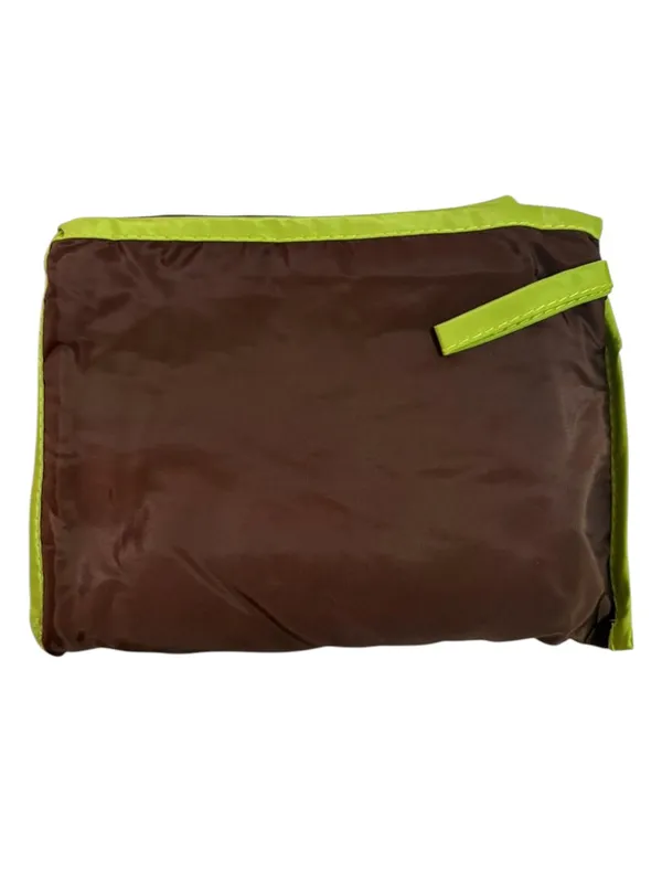 Brown_Plain_Zipper_Pouch_For_Women