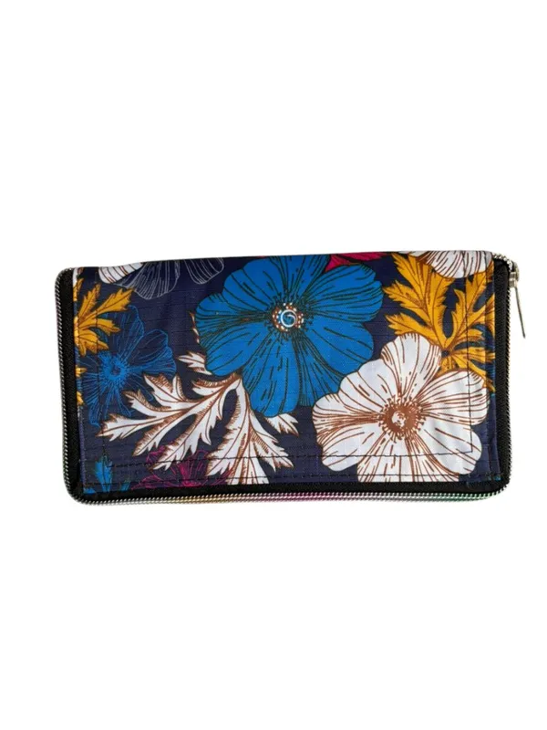 Navy_Printed_Zipper_Pouch_For_Women