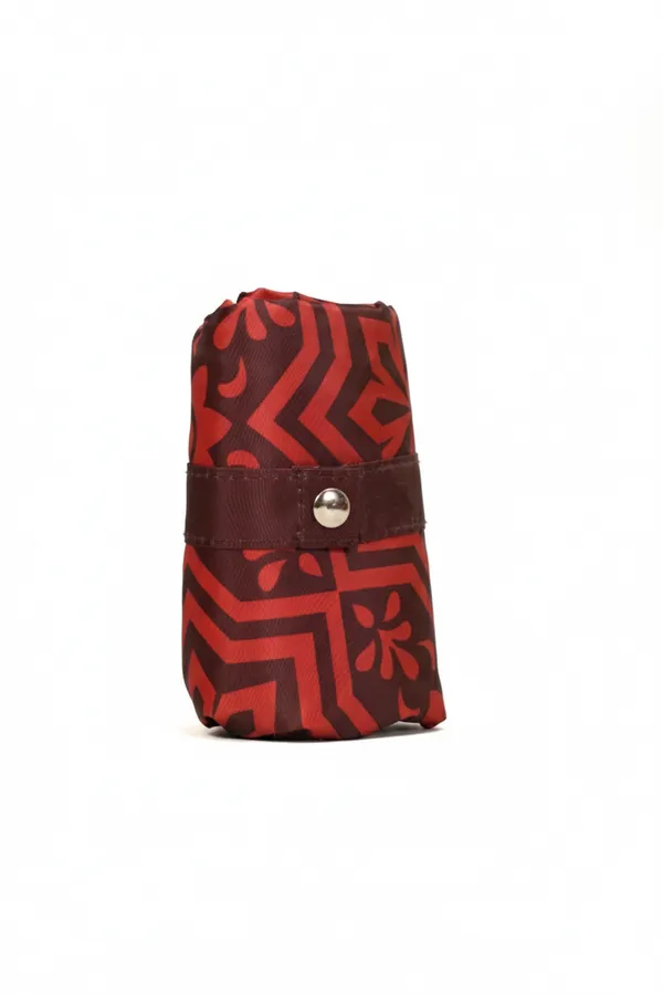 Red_Printed_Zipper_Pouch_For_Women