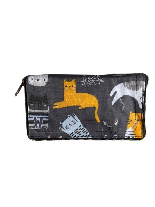 Black_Printed_Zipper_Pouch_For_Women