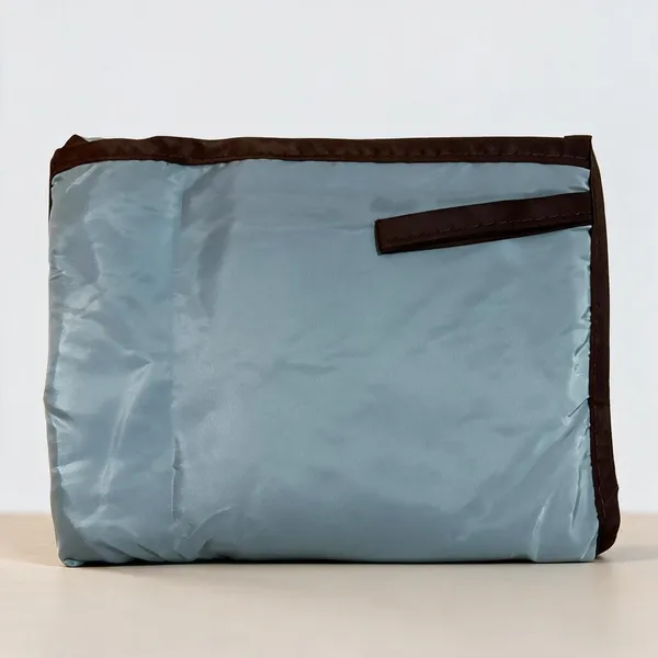 Light_Blue_Plain_Zipper_Pouch_For_Women