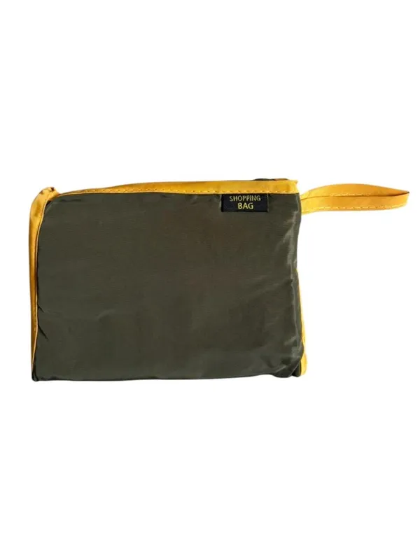 Olive_Plain_Zipper_Pouch_For_Women