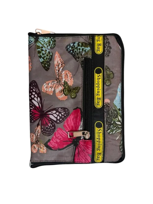Grey_Printed_Zipper_Pouch_For_Women