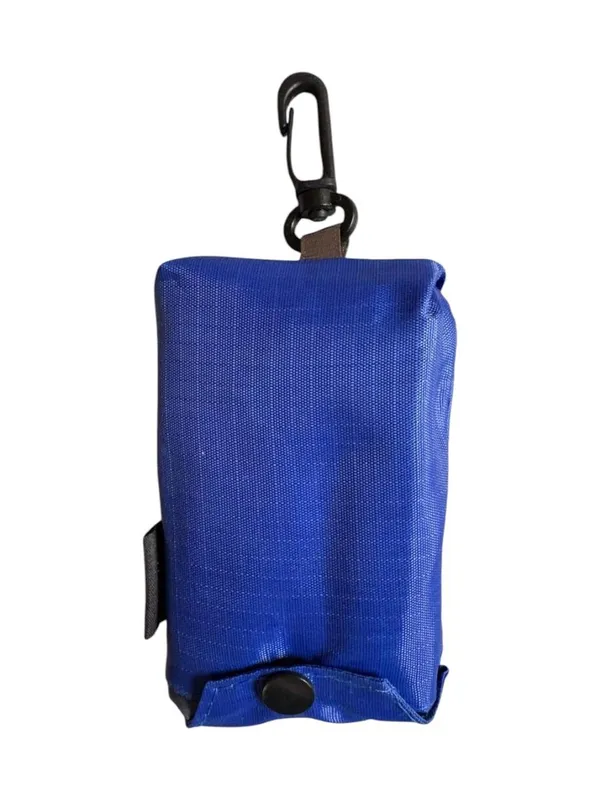Blue_Plain_Zipper_Pouch_For_Women