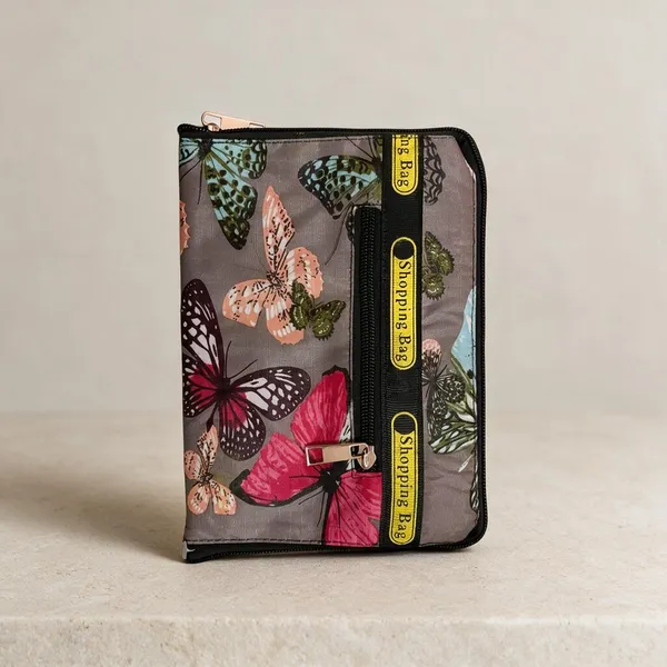 Grey_Printed_Zipper_Pouch_For_Women