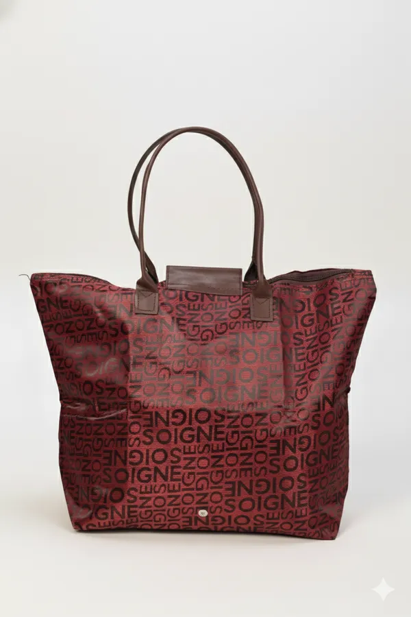 Burgundy_Patterned_Tote_Bag_For_Women