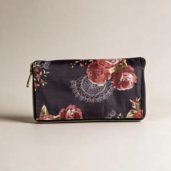 Purple_Printed_Zipper_Pouch_For_Women