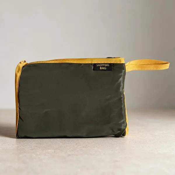 Olive_Plain_Zipper_Pouch_For_Women
