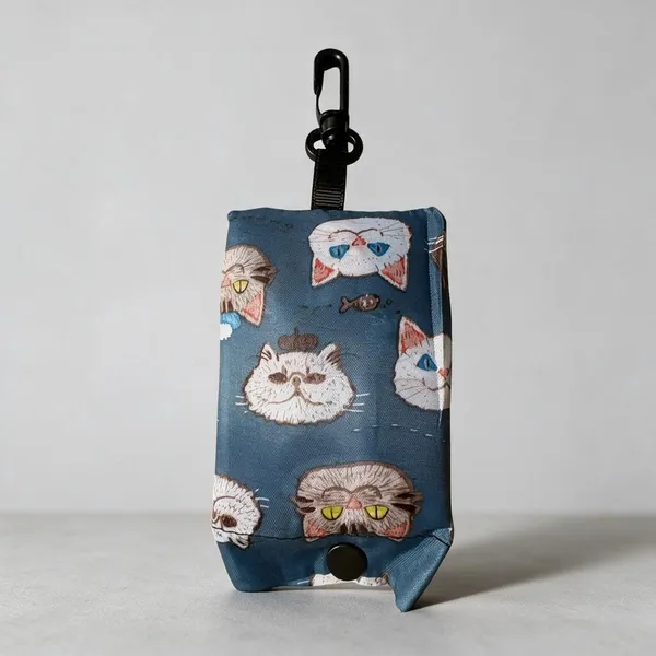 Blue_Printed_Zipper_Pouch_For_Women